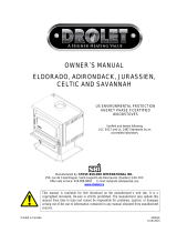 Drolet JURASSIEN WOOD STOVE User manual