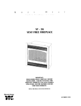 kozy heat 36 Owner's manual