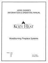 Kozyheat Masonry Owner's manual