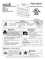 Heatilator Montana Wood Burning Outdoor Fireplace Installation guide