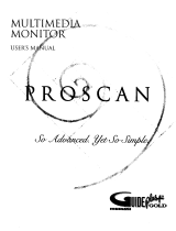 ProScan PS27180 User manual