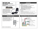 GTO RB709U-NB User manual