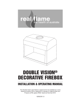 Real Flame DOUBLE VISION Installation & Operating Manual