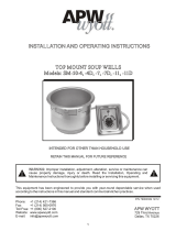 APW Wyott SM-50-11D Installation And Operating Instructions Manual