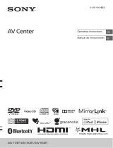 Sony XAV-602BT Operating instructions