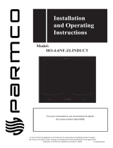 Parmco HO-4-6NF-ZLINDUCT Owner's manual