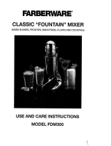Farberware FDM300 Owner's manual
