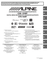Alpine UTE-92BT Owner's manual