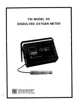 YSI 50 Dissolved Oxygen Meter Owner's manual