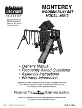 Backyard Discovery 6012COM Operating instructions