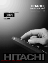 Hitachi L26HR1U User manual