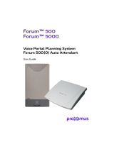 Proximus Forum 5004 User manual