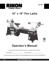 Rikon Power Tools 70-105 User manual