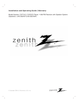 Zenith DVT412 Installation guide
