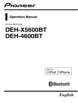 Pioneer DEH-X5600BT User manual