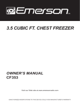 Emerson CF353 User manual