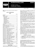 Carrier GAS FURNACE 58MVP Troubleshooting Manual