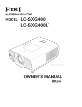 Eiki LC-SXG400L User manual