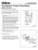 NuTone CFS-2WH User manual