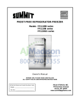 Summit FF1159SS Owner's manual