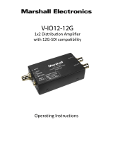 Marshall Electronics V-IO12 Operating instructions