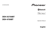 Pioneer DEH-4700BT User manual