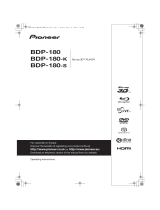 Pioneer BDP-180 User manual
