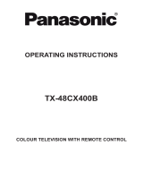 Panasonic TX-40CX400B Owner's manual