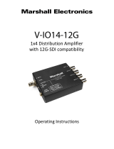 Marshall Electronics V-IO12 Operating instructions
