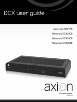 Motorola DCX3510 User manual