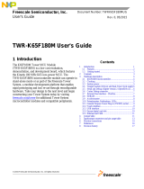 Freescale Semiconductor TWR-K65F180M User manual