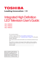 Toshiba 40L1460UC User manual