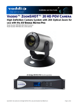 VADDIO ZoomShot 999-6920-000 Installation and User Manual