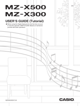 Casio MZ-X500 User manual