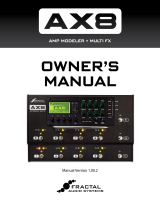 Fractal Audio AX8 Owner's manual