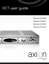 Motorola DCT6412 DUAL-TUNER DVR AND HD SET-TOP - MICROSOFT FOUNDATION User manual