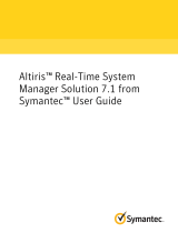 Symantec REAL-TIME SYSTEM MANAGER 7.0 SP2 User manual