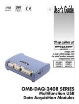 Omega OMB-DAQ-2408 Series Owner's manual