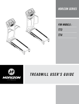 Horizon Fitness T73 User manual