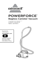 Bissell 1665 Series Powerforce Bagless Canister Vacuum User guide