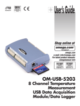 Omega OM-USB-5203 Owner's manual