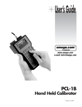 Omega PCL-1B Owner's manual