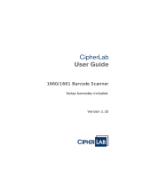 CipherLab 1661 User manual