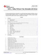 Texas Instruments 120Vac Valley Fill Buck Triac Dimmable LED Driver User guide
