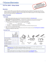 Extron TLP Pro 320C User manual