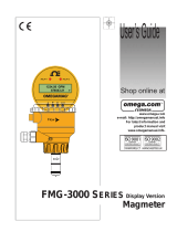 Omega FMG-3000 Series Display Version Owner's manual