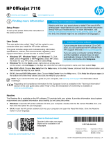 HP OfficeJet 7110 Wide Format ePrinter series - H812 Installation guide