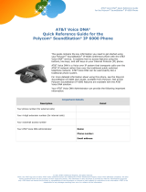 Polycom SoundStation 6000 Quick Reference Manual