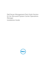 Dell Server Management Pack Suite Version 6.1 For Microsoft System Center Operations Manager Quick start guide