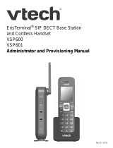 VTech VSP600 Administrator And Provisioning Manual